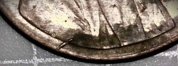 2006-P-Lincoln-Memorial-Cent-Struck-Through-Found-In-Circulated-Bankroll